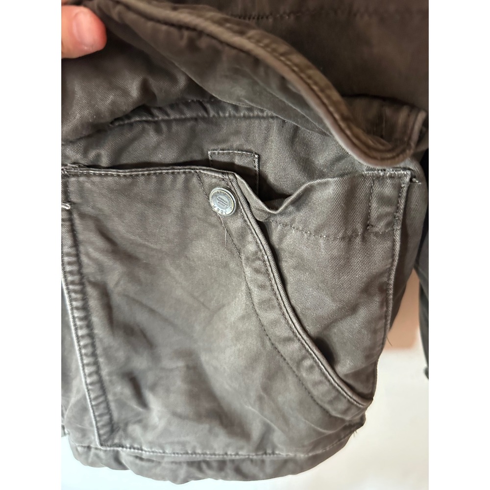 Jeep Classic Fashion Mens XXXL Olive Canvas Quilted Field Jacket Utility Coat - Picture 9 of 16